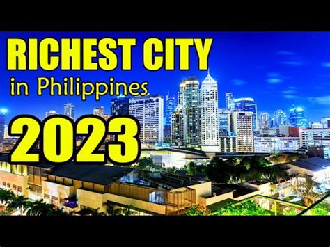 Top 10 Richest City in the Philippines 2023 .
